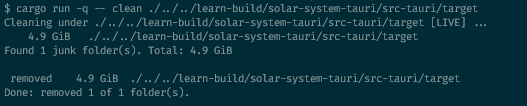 CLI clean